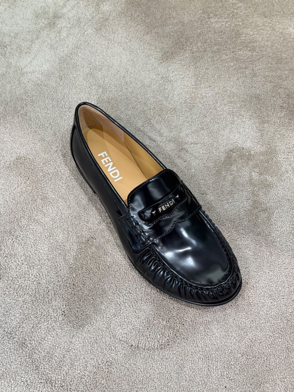 Black Leather Loafers
