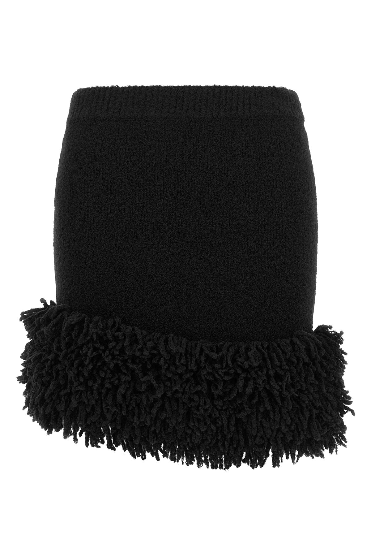 Asymmetrical hem skirt
