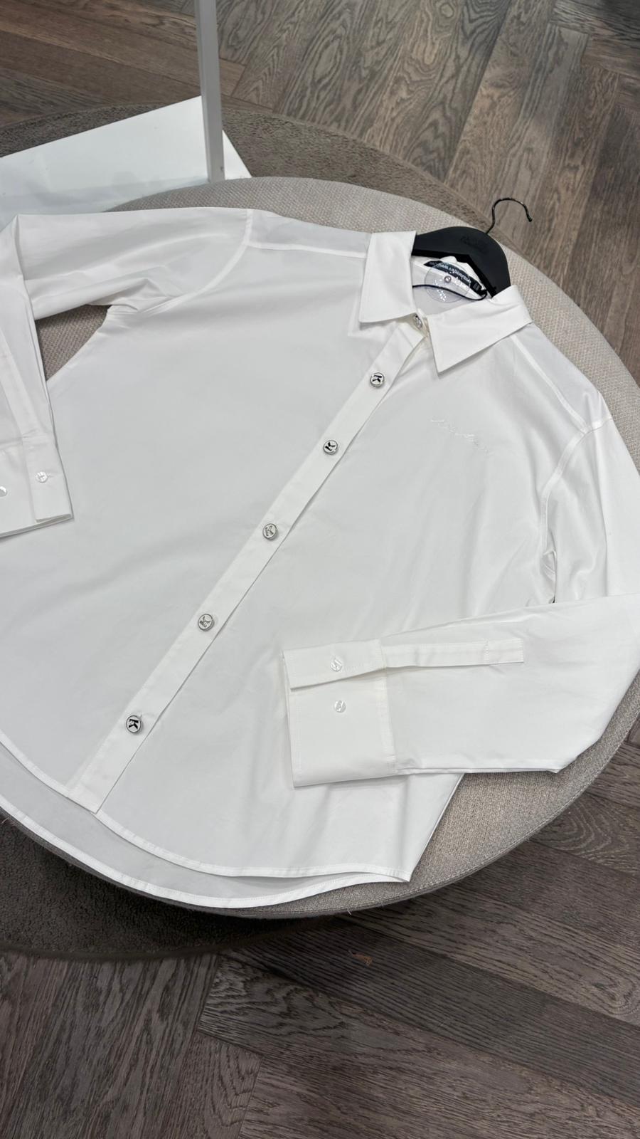 Signature Logo Button-Down Shirt