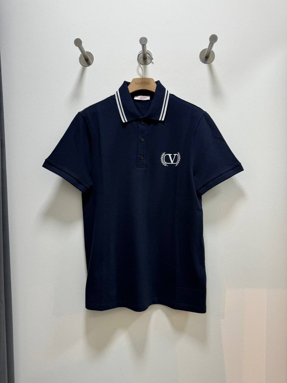V-Logo Laurel Wreath Polo Shirt