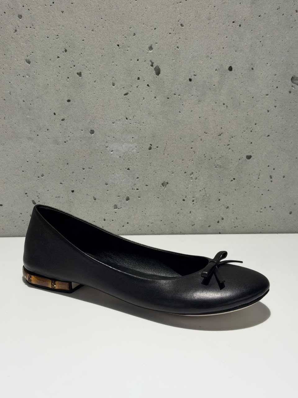 Bamboo detail ballet flat