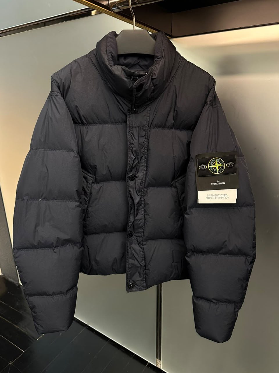 Garment Dyed Crinkle Reps NY Down Jacket