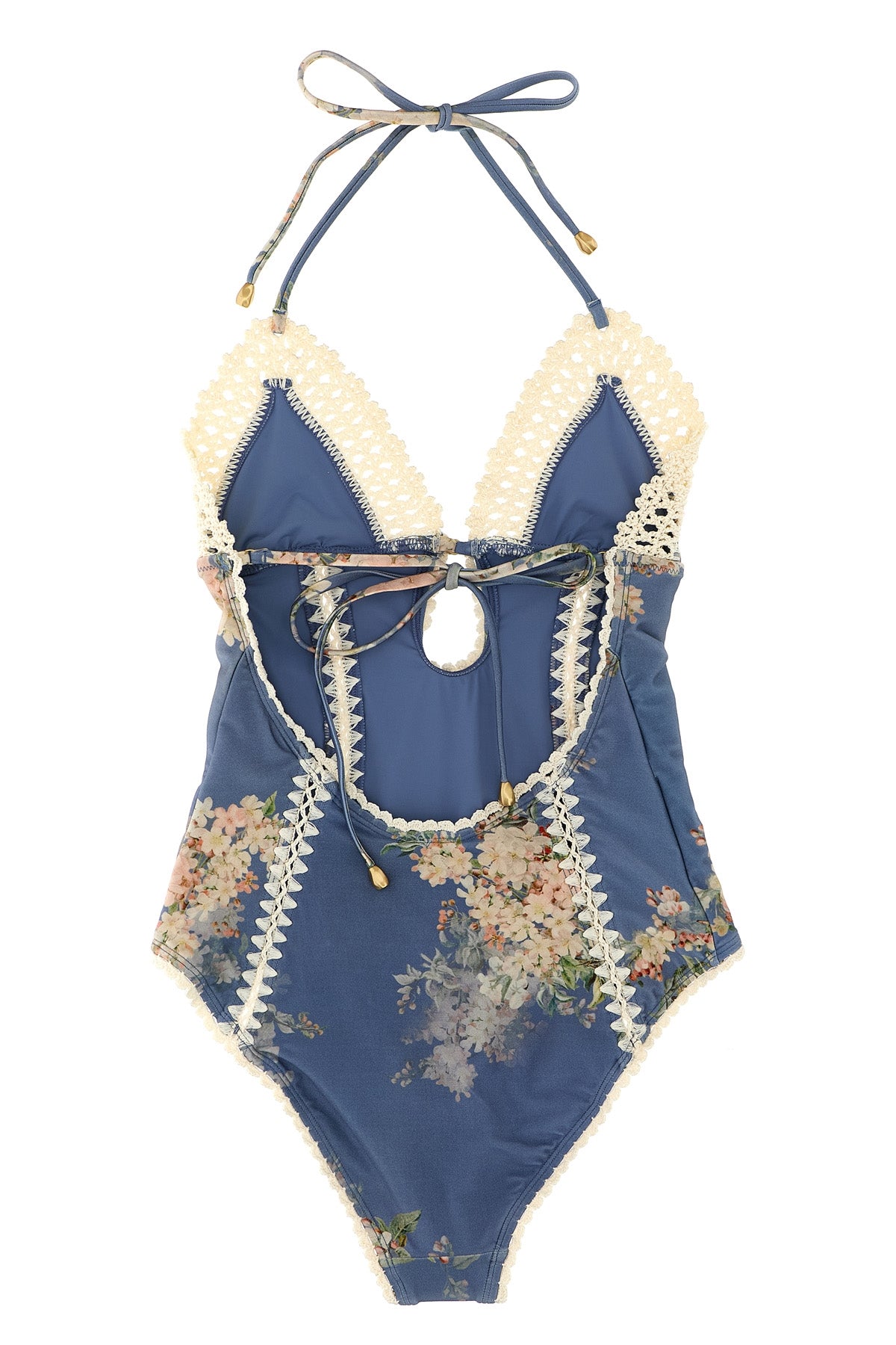 ZIMMERMANN 'Cascadian Keyhole Crochet' one-piece swimsuit