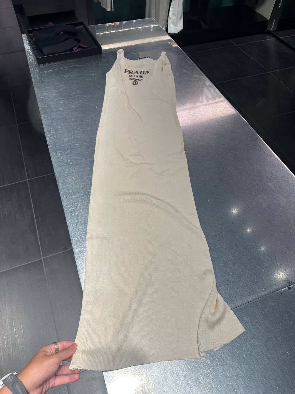 Ribbed Knit Long Dress