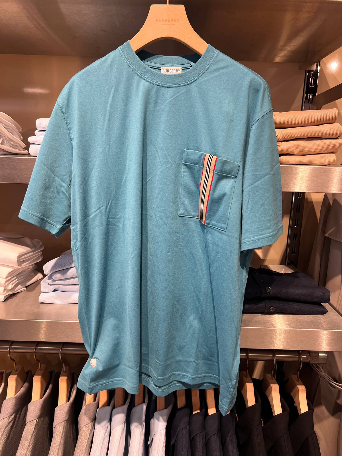 Embroidered Logo Cotton T-shirt