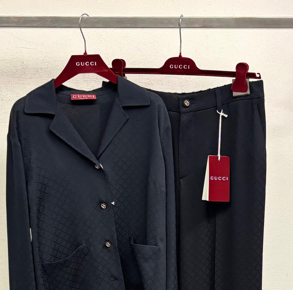 GG Monogram Silk Pajama Set