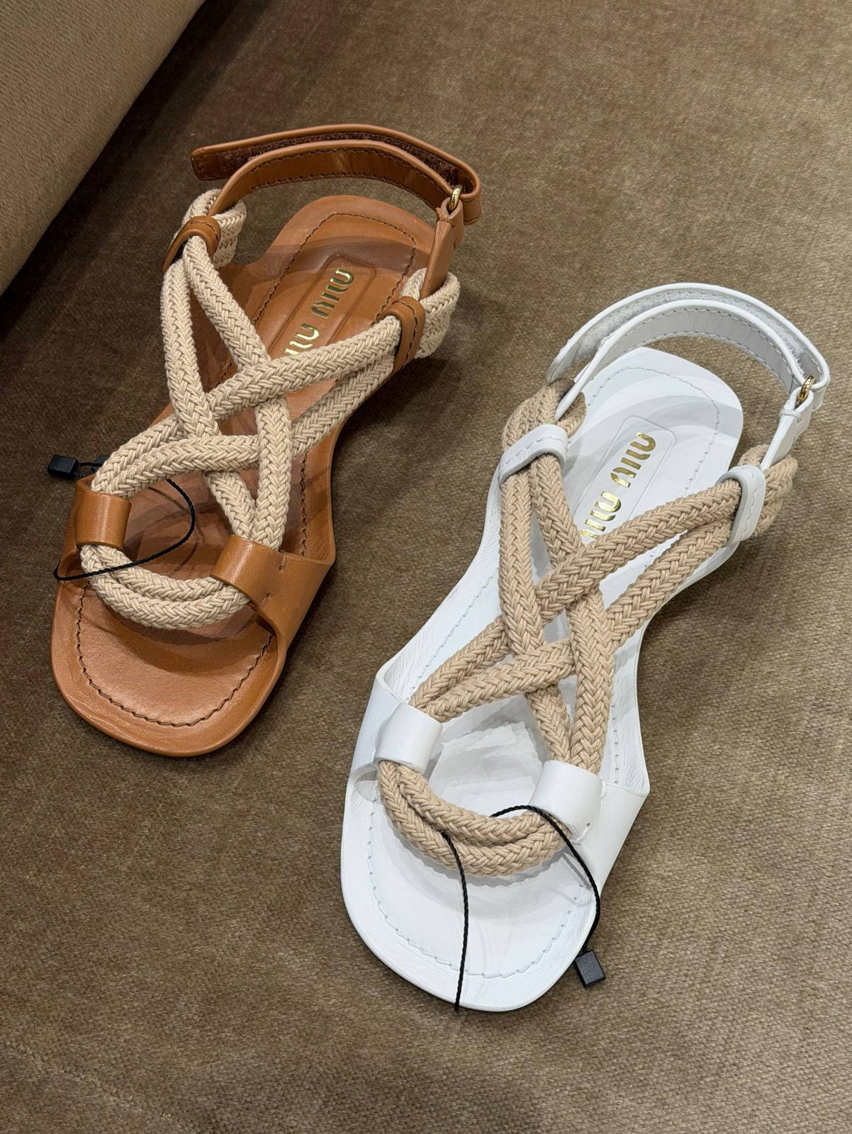 Rope and Leather Sandals