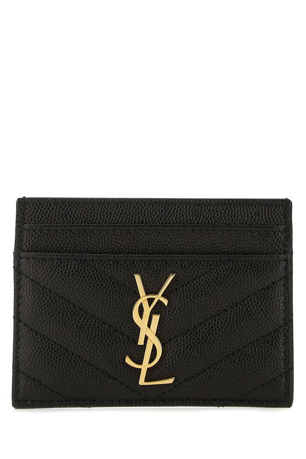 SAINT LAURENT PORTAFOGLIO For Women Exterior: 100% Calf Finishing: Golden metal