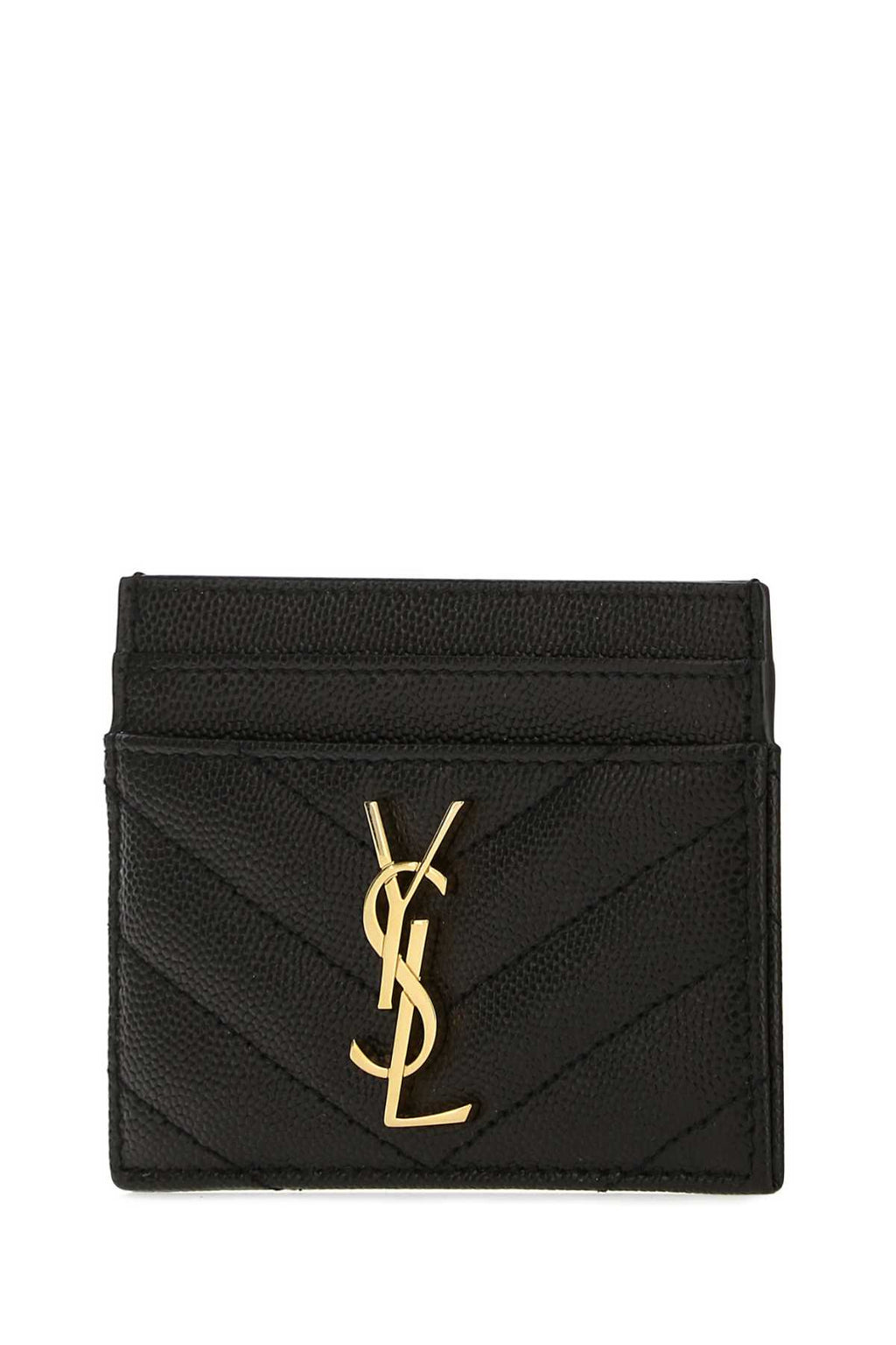 SAINT LAURENT PORTAFOGLIO For Women Exterior: 100% Calf Finishing: Golden metal