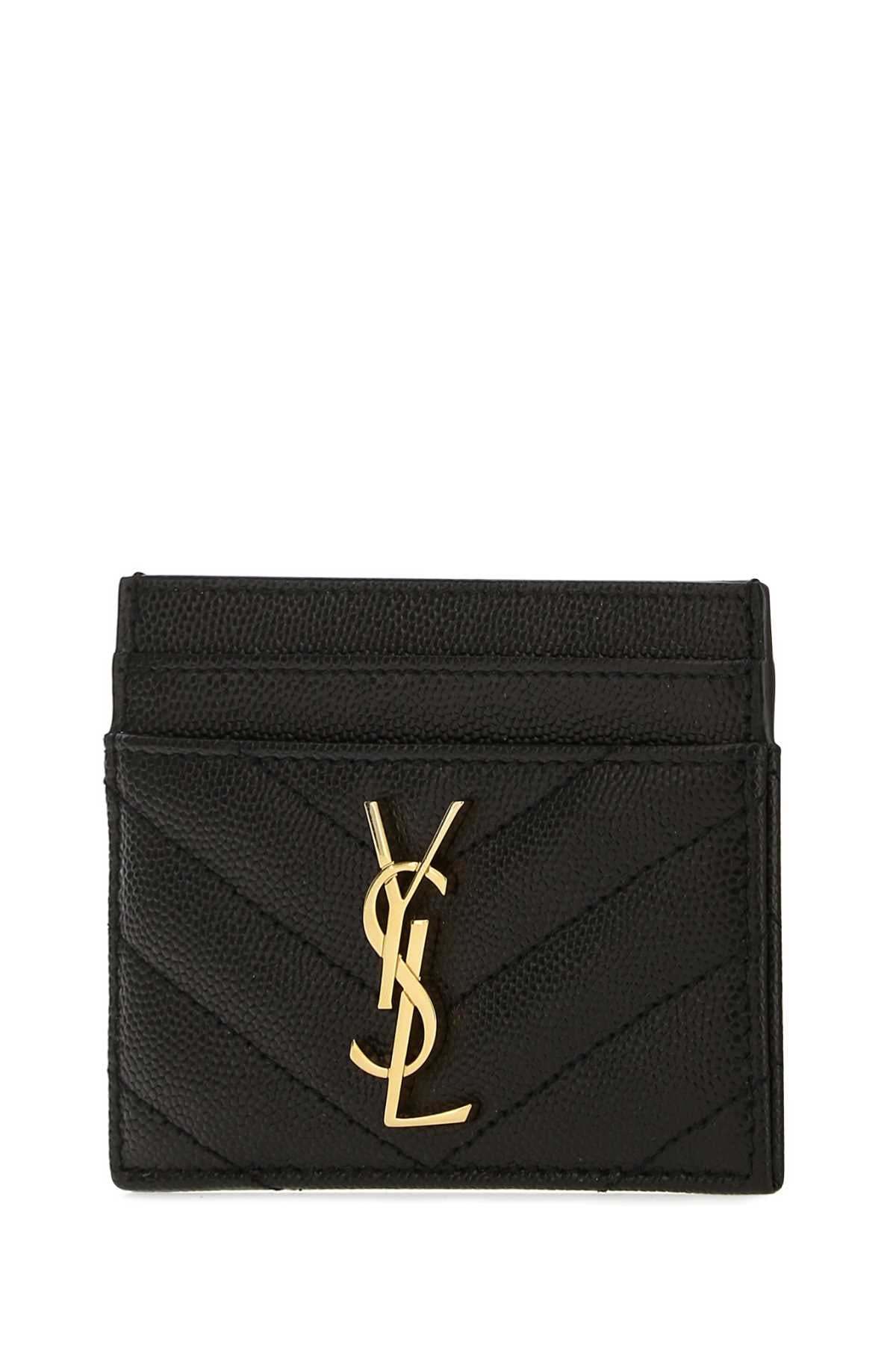 SAINT LAURENT PORTAFOGLIO For Women Exterior: 100% Calf Finishing: Golden metal