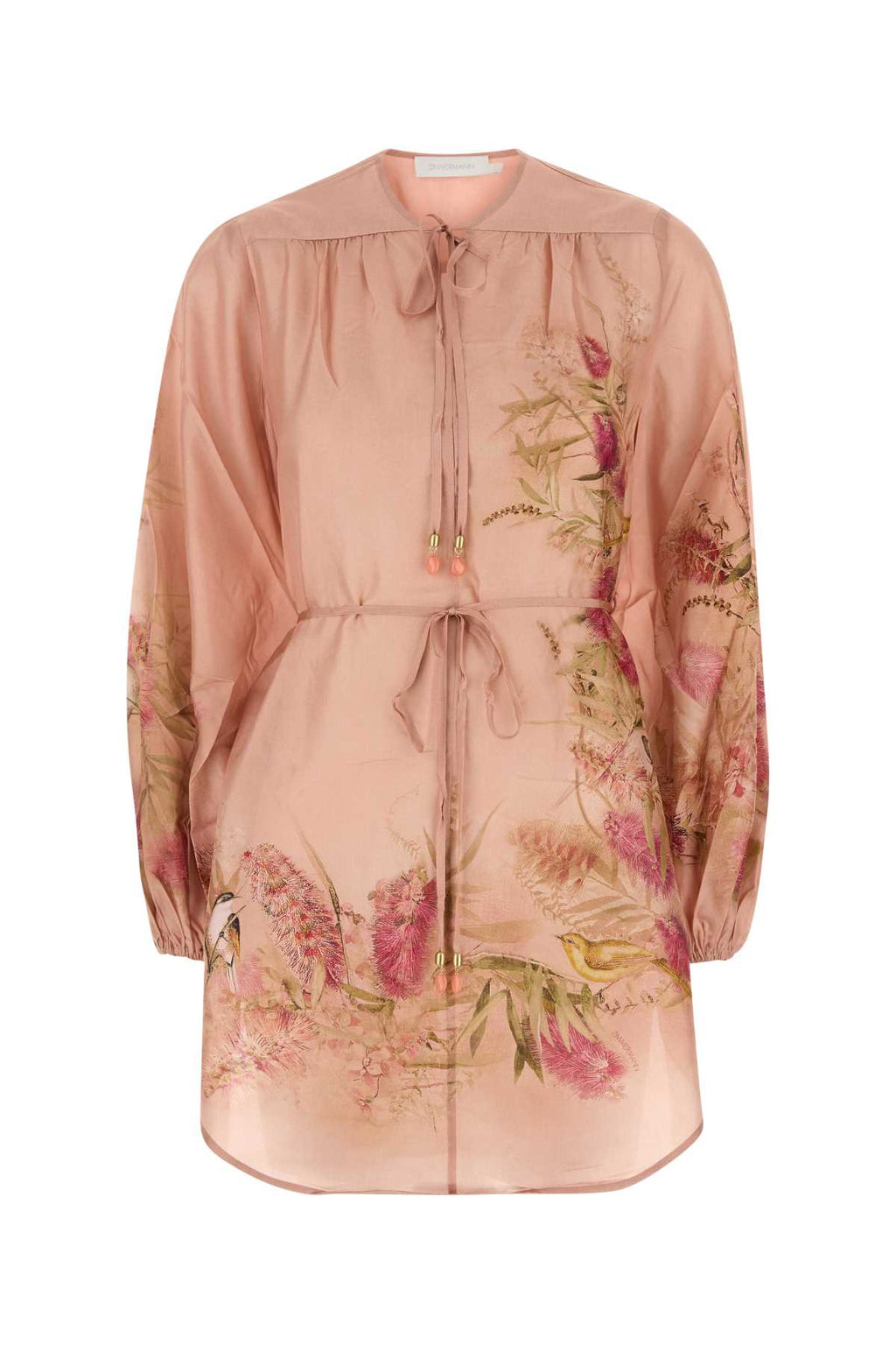 ZIMMERMANN CASCADIAN TUNIC TOP For Women Exterior: 100% Silk