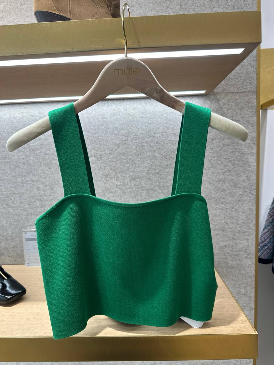 Knit crop top