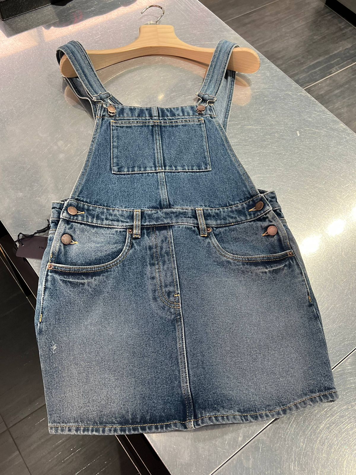 Denim Overall Dress