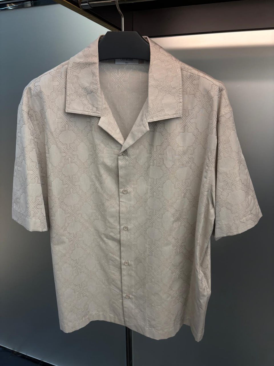 Monogram Jacquard Short Sleeve Shirt
