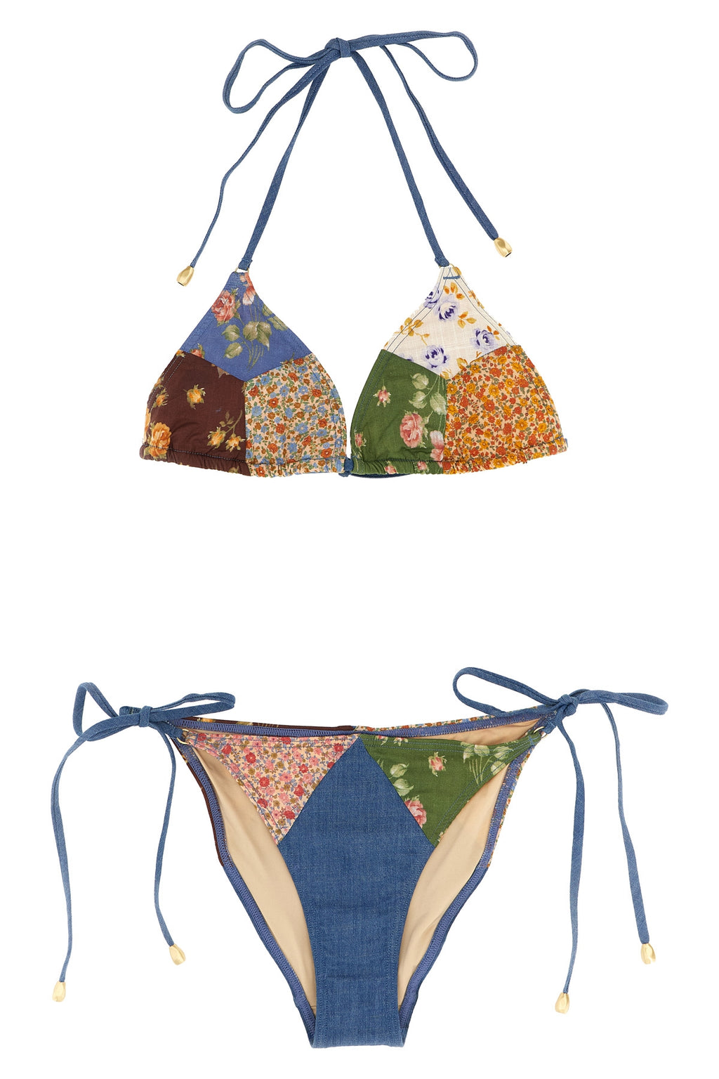 ZIMMERMANN 'Lucky Cotton Mini Tri' bikini For Women 100% cotton