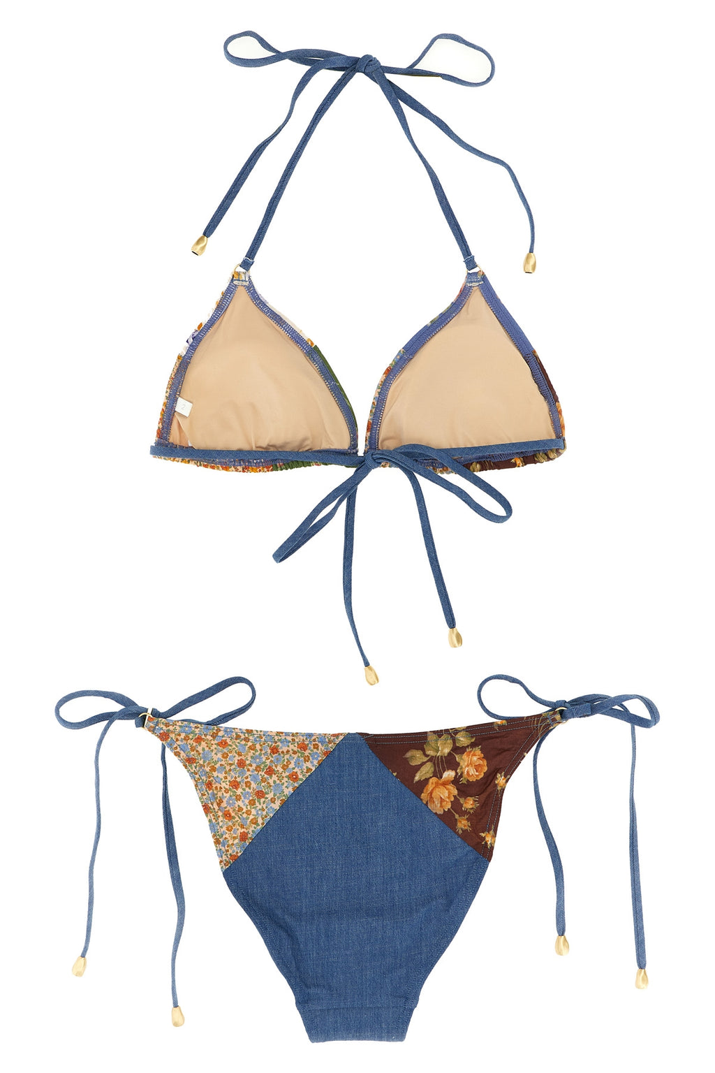 ZIMMERMANN 'Lucky Cotton Mini Tri' bikini For Women 100% cotton