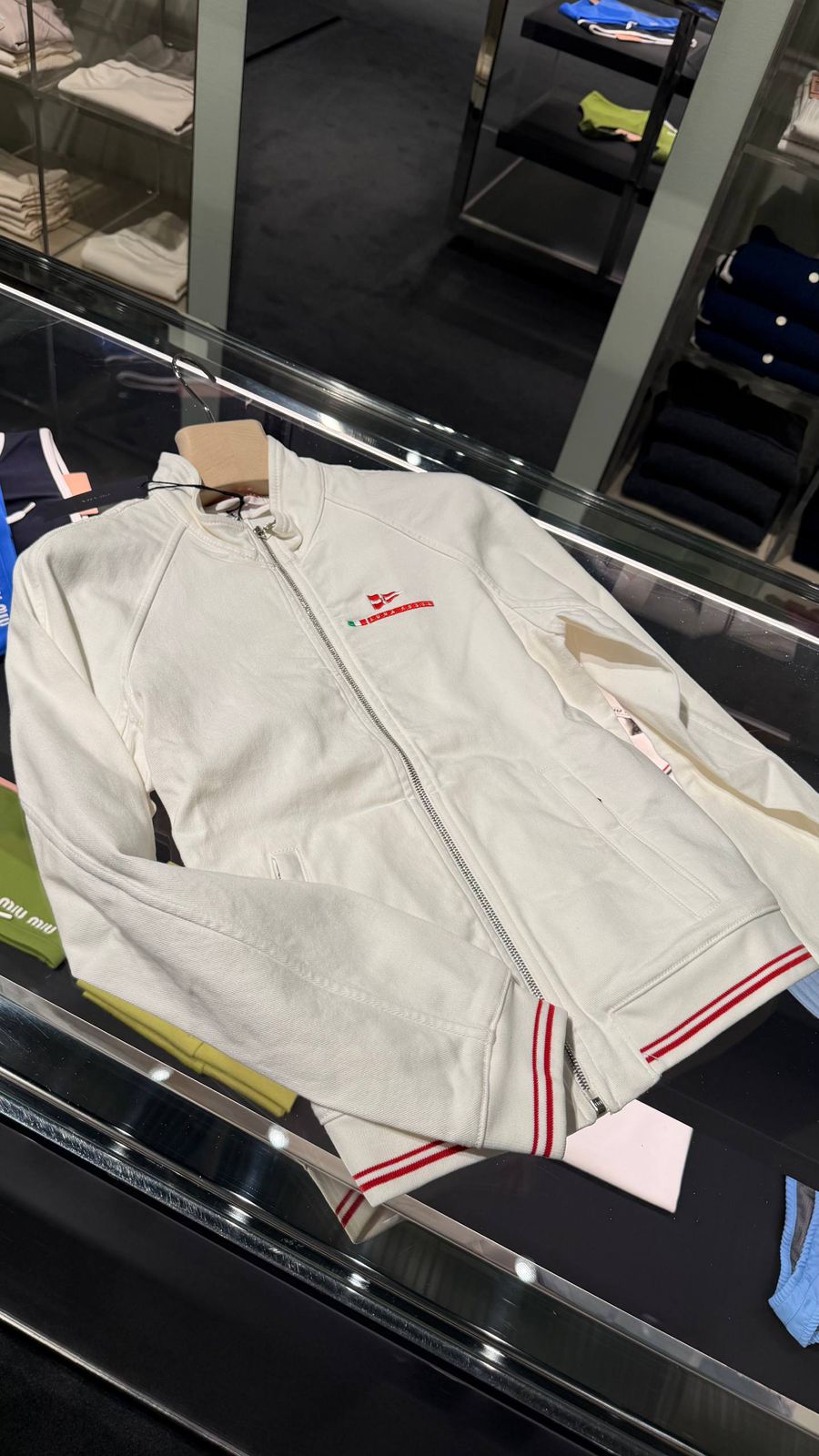Luna Rossa Technical Fabric Zip-Up Jacket