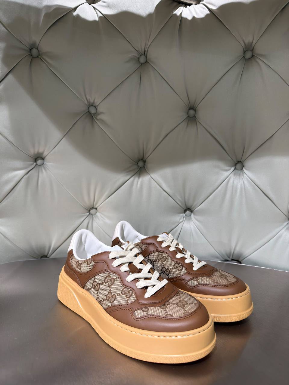 Basket Sneakers in GG Supreme Canvas
