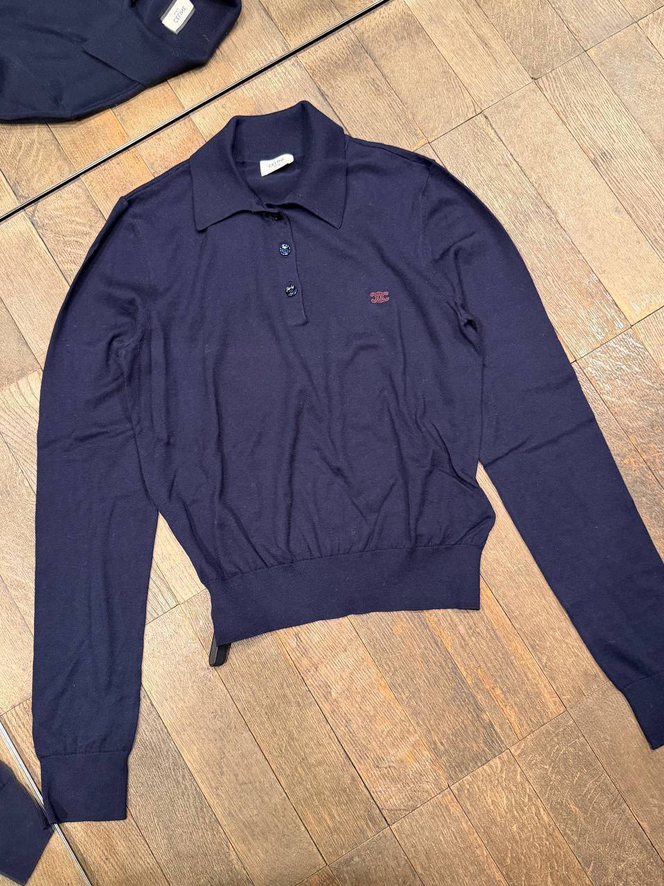 Triomphe Polo Sweater in Wool