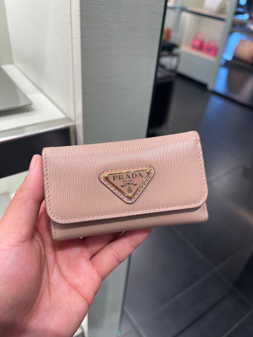 Saffiano Leather Key Case