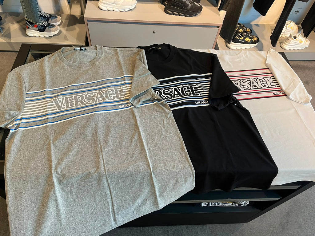 Milano Logo Striped T-Shirt