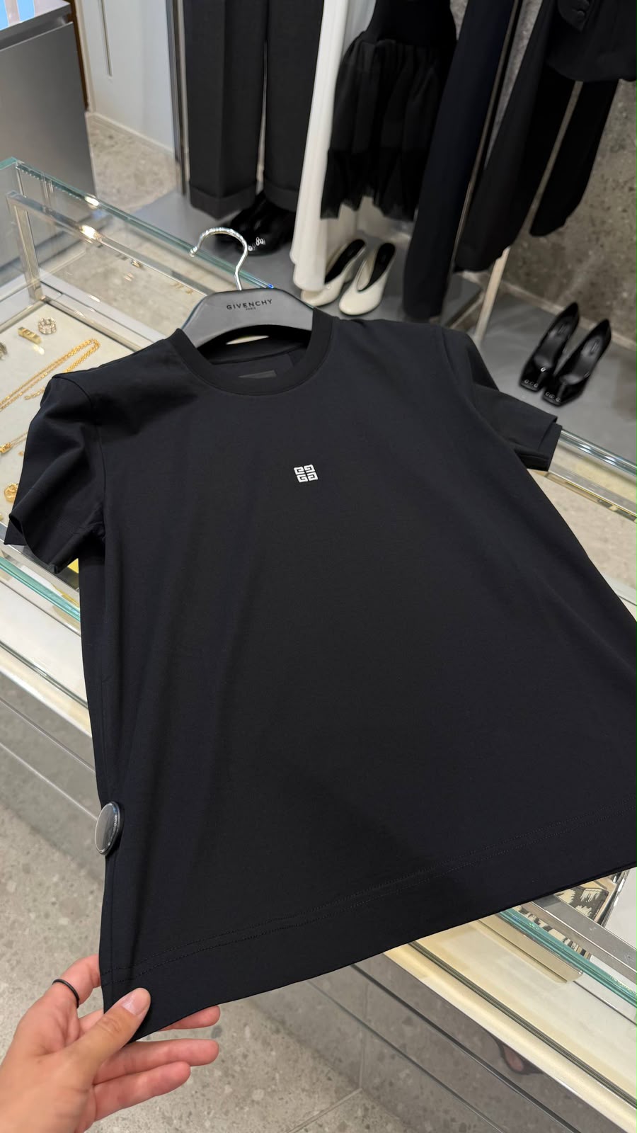 Slim Fit T-shirt in Cotton Jersey with 4G Emblem