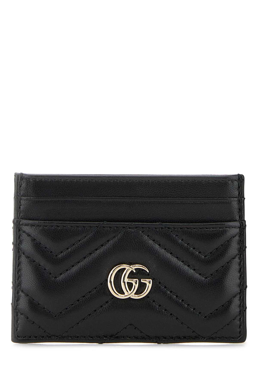 GUCCI CREDIT CARDS HOLDER(463)GG MARMONT 2.0 For Women Exterior: 100% Leather
