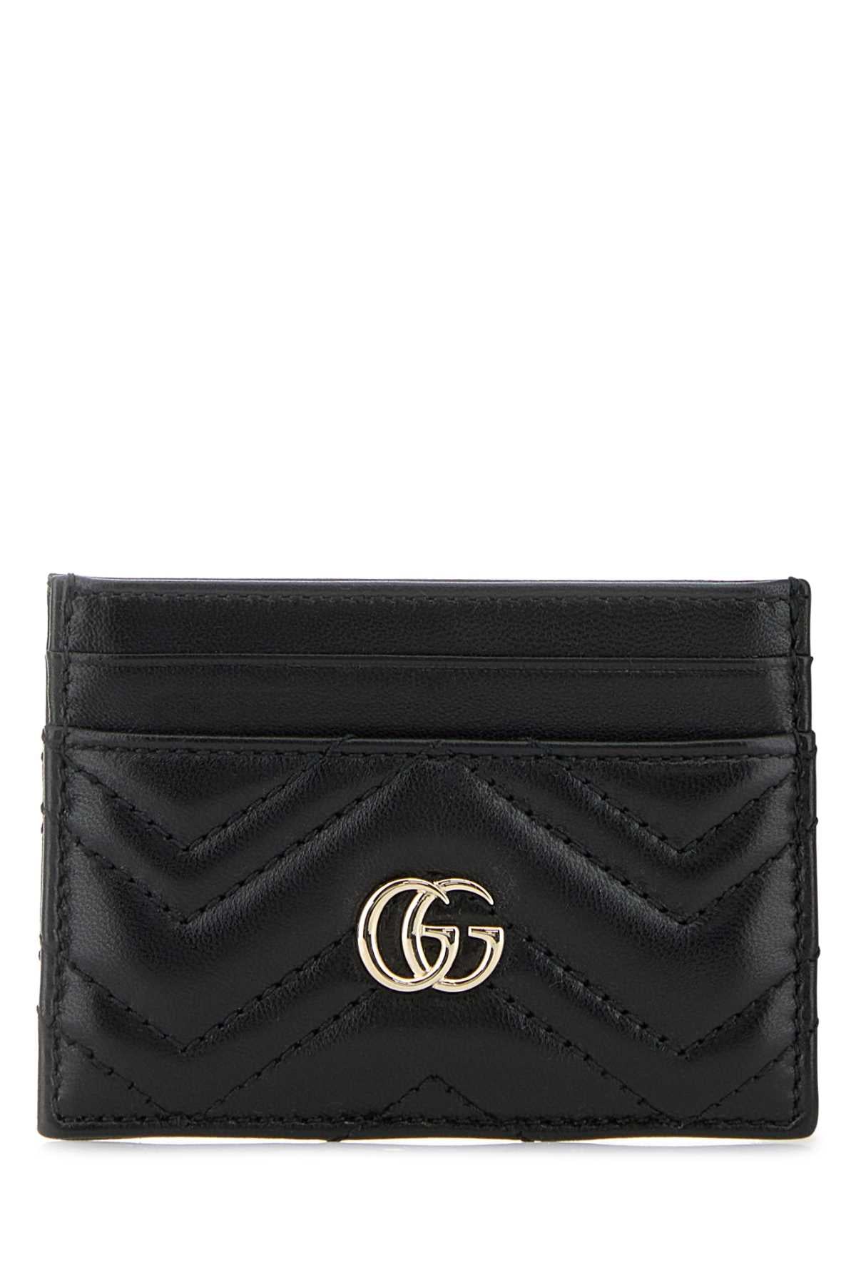 GUCCI CREDIT CARDS HOLDER(463)GG MARMONT 2.0 For Women Exterior: 100% Leather