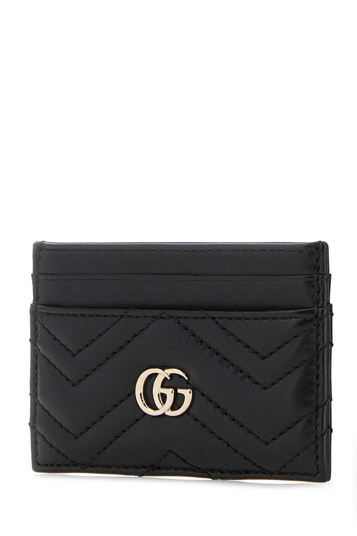 GUCCI CREDIT CARDS HOLDER(463)GG MARMONT 2.0 For Women Exterior: 100% Leather