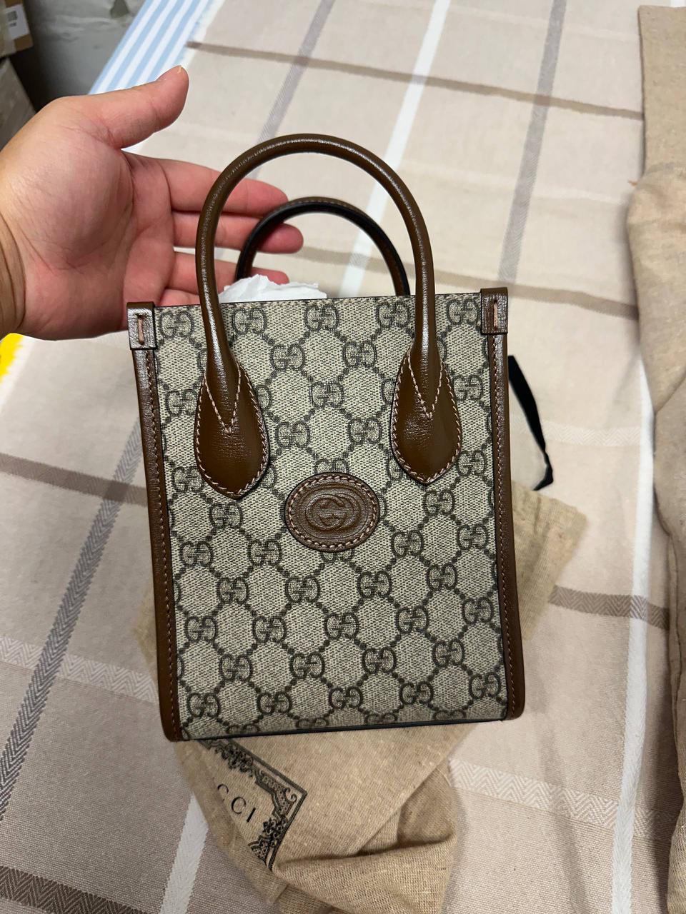 Interlocking G Mini Tote Bag