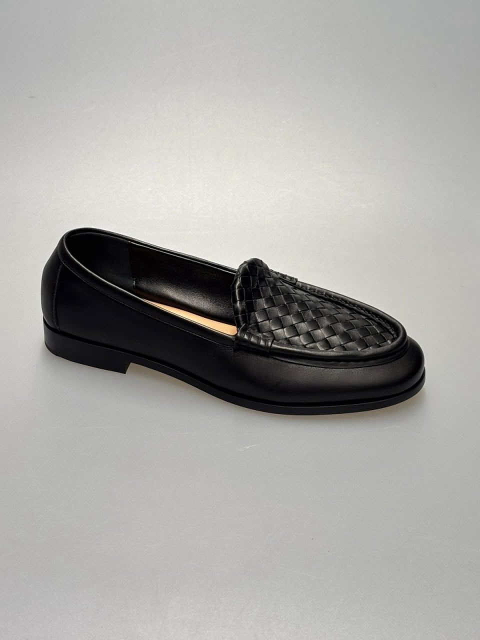 Woven Leather Loafers