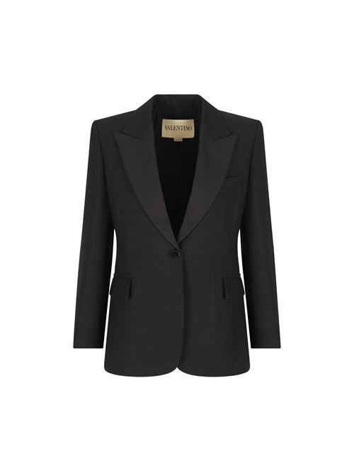 Blazer realizzato in lana e seta
