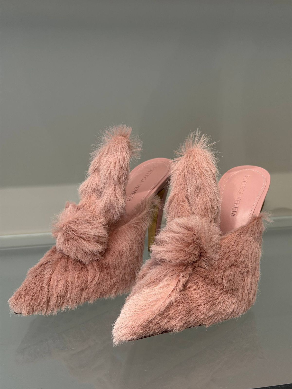 Faux Fur Mules