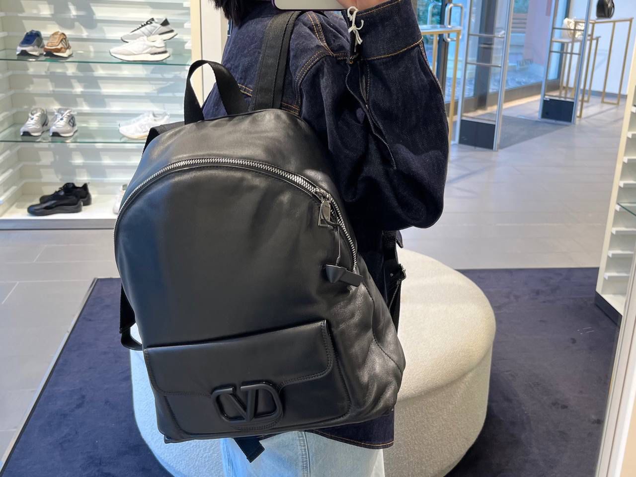 Garavani VLogo Signature Backpack in Soft Leather