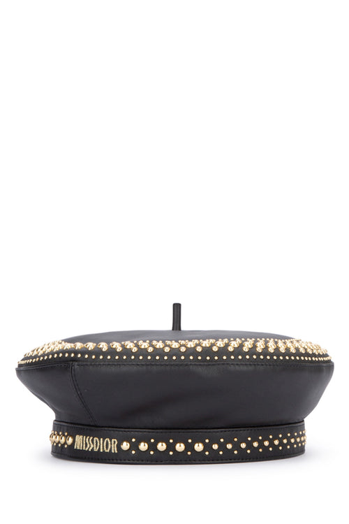 CHRISTIAN DIOR BERET For Women 100% LEATHER