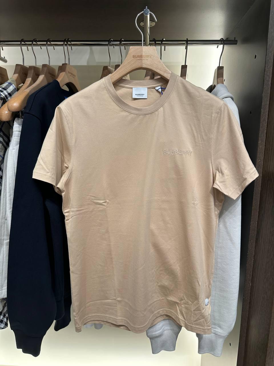 Embroidered Logo Cotton T-shirt