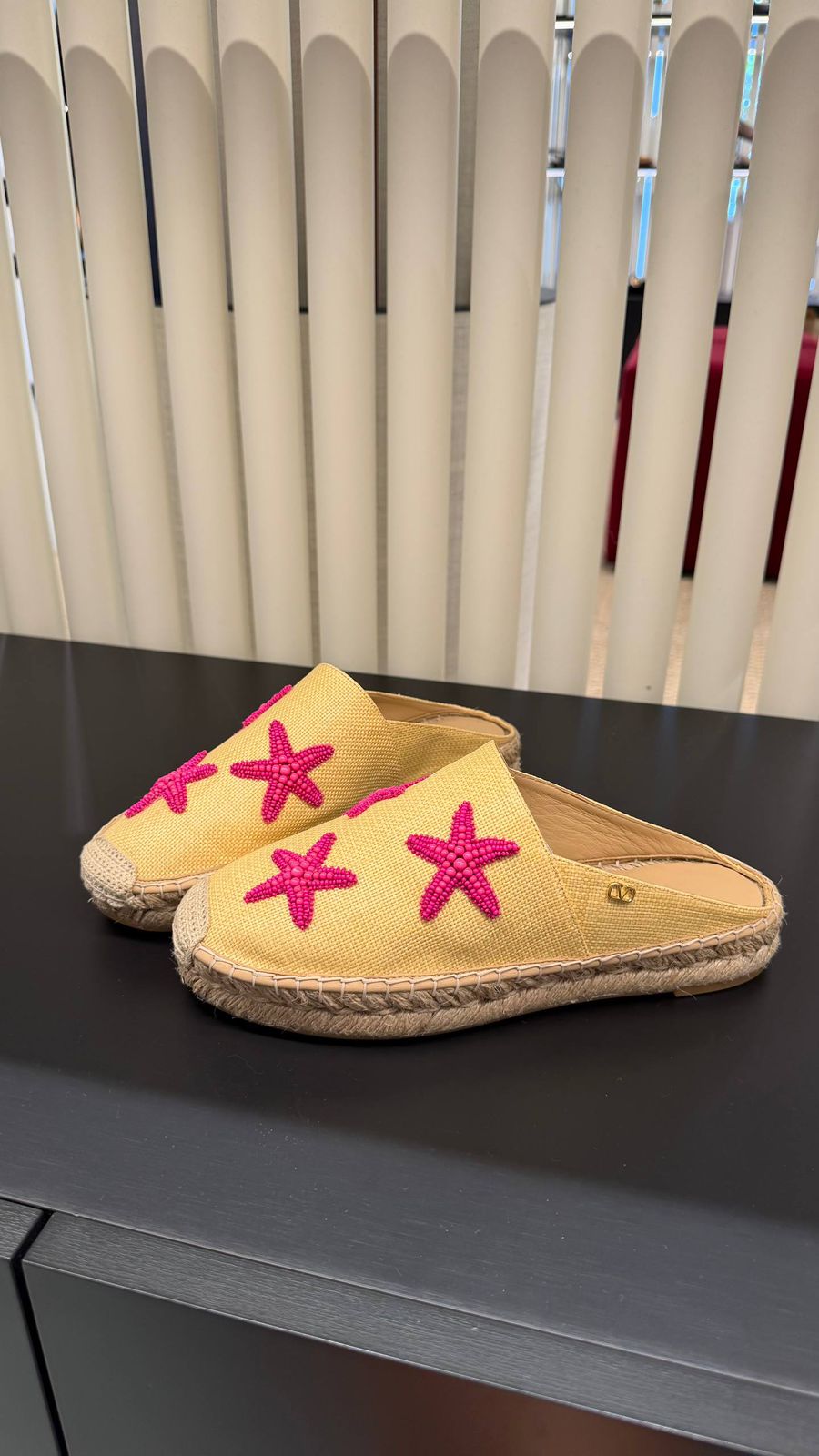 Garavani Starfish-Embellished Espadrille Mules