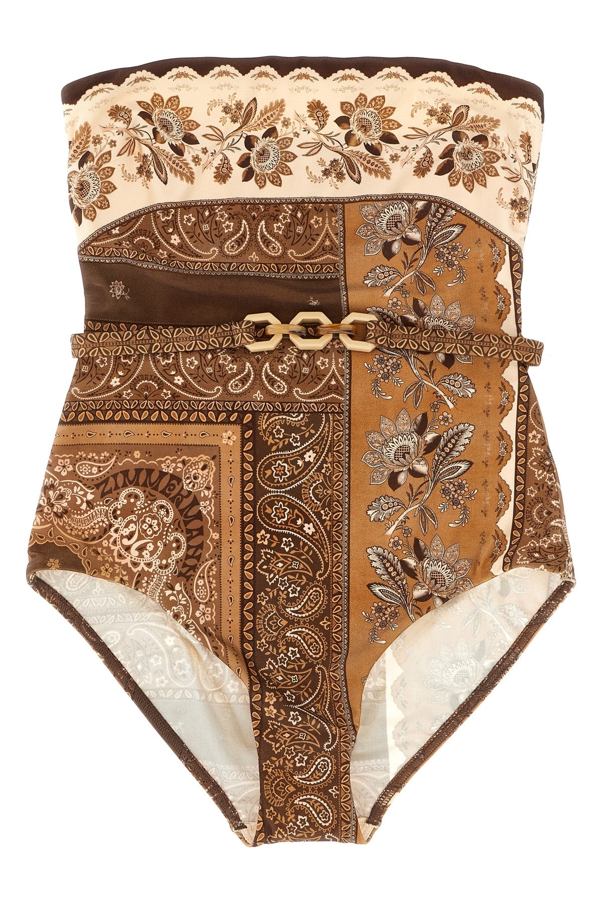 ZIMMERMANN 'Lucky Bandeau' one-piece swimsuit For Women 80% polyamide, 20% elastane