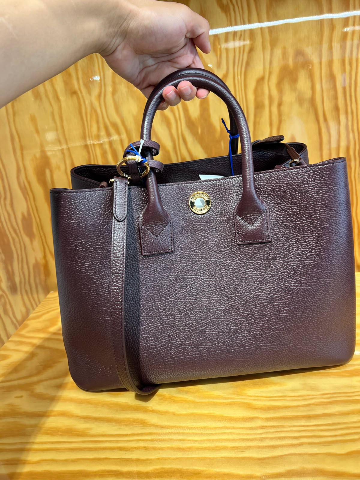 Medium Leather Tote Bag