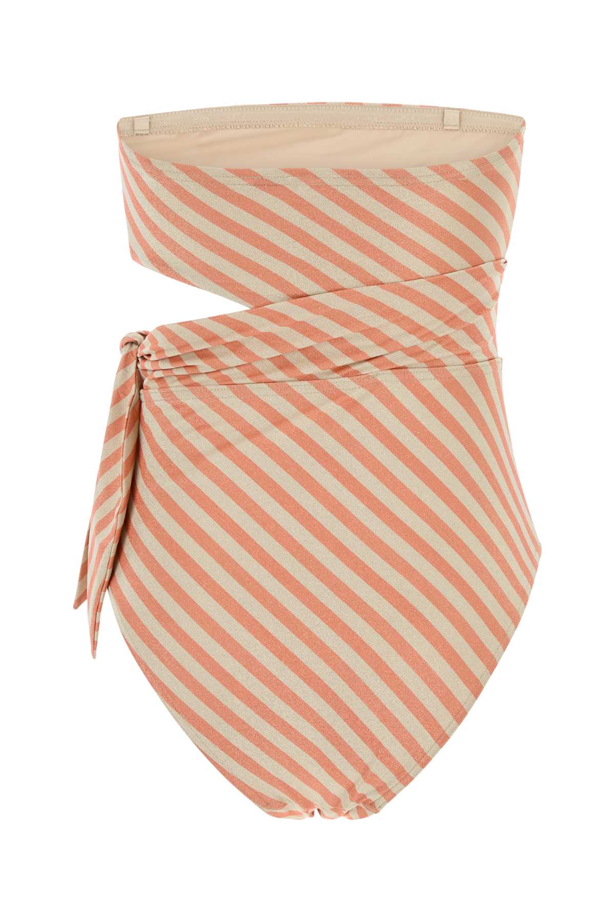 ZIMMERMANN CASCADIAN SCARF TIE 1PC For Women Exterior: 64% Polyester 16% Metal fiber 12% Nylon 8% Elastane Lining: 92% Nylon 8% Elastane