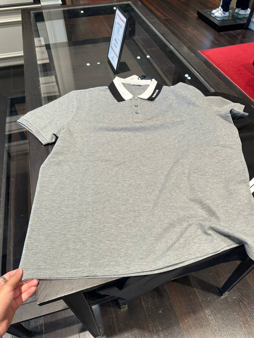 Contrast Collar Polo Shirt