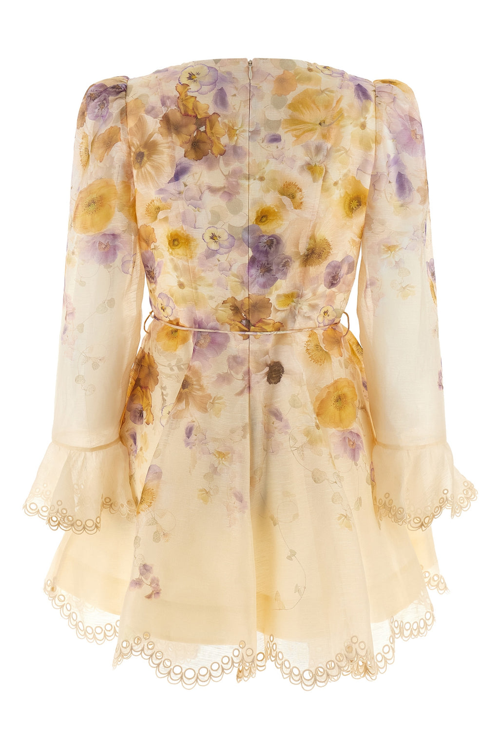 ZIMMERMANN 'Memento Embroidered' dress For Women 53% linen, 47% silk