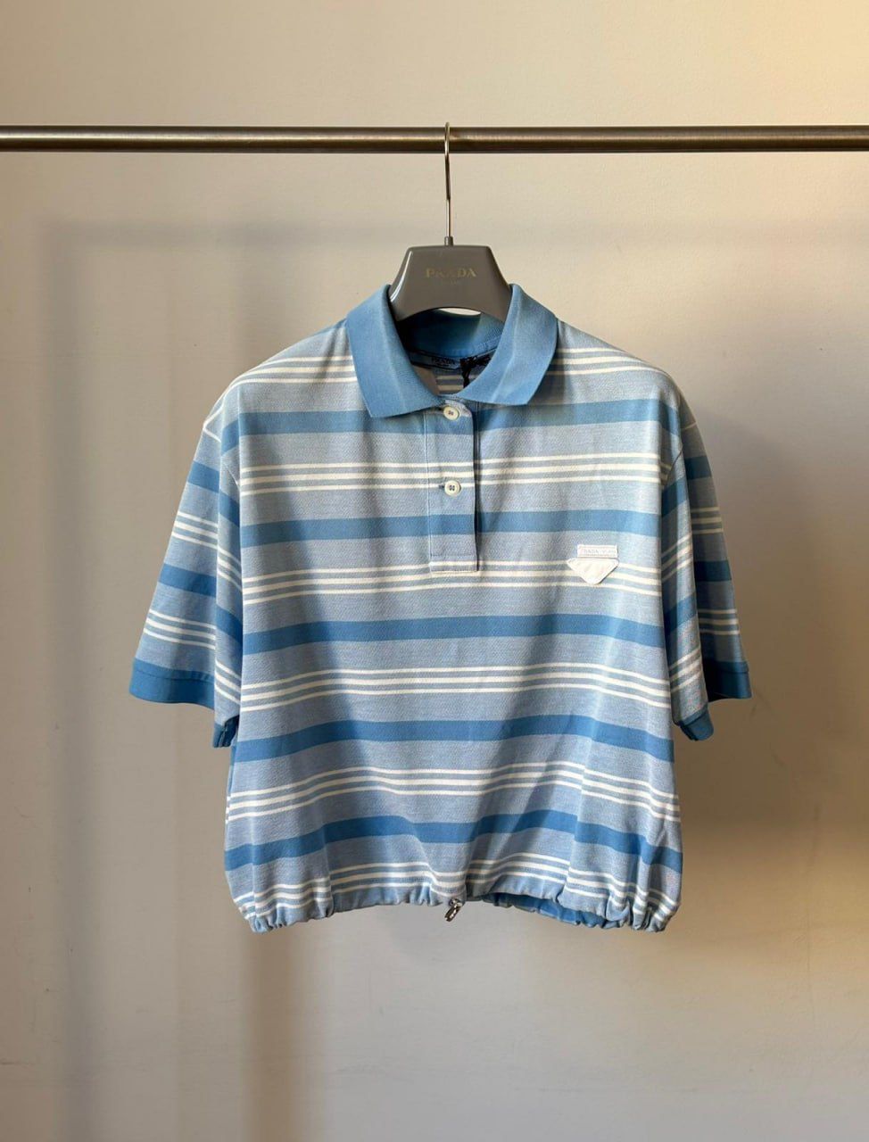 Striped Cotton Polo Shirt