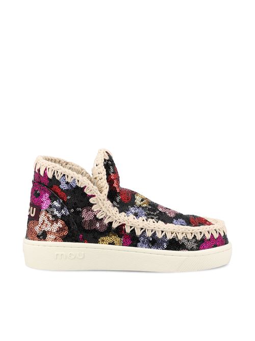 Sneakers con tomaia in paillettes