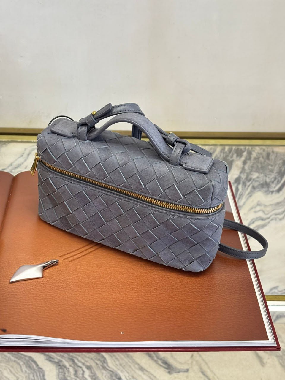Small Intrecciato Vanity Case