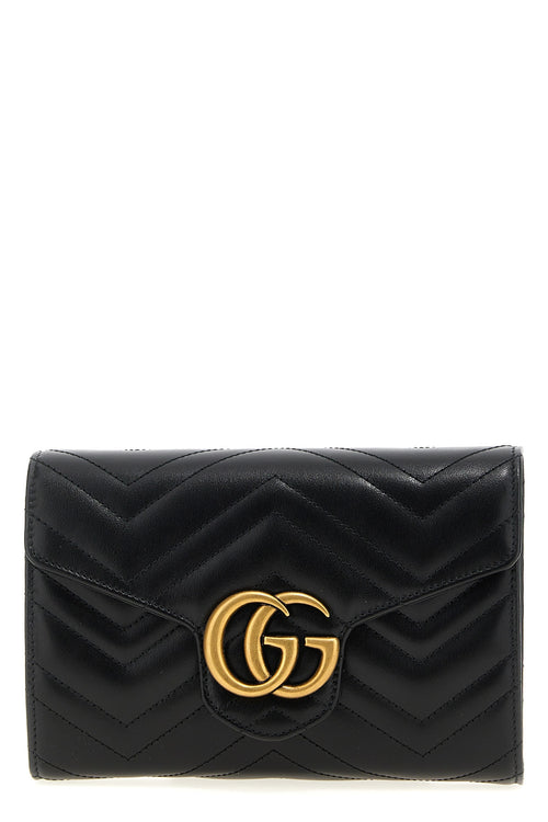 GUCCI 'GG marmont 2.0’ mini crossbody bag For Women 100% calf leather (bos taurus)