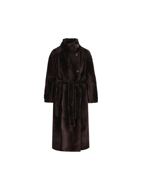 Cappotto realizzato in pelliccia