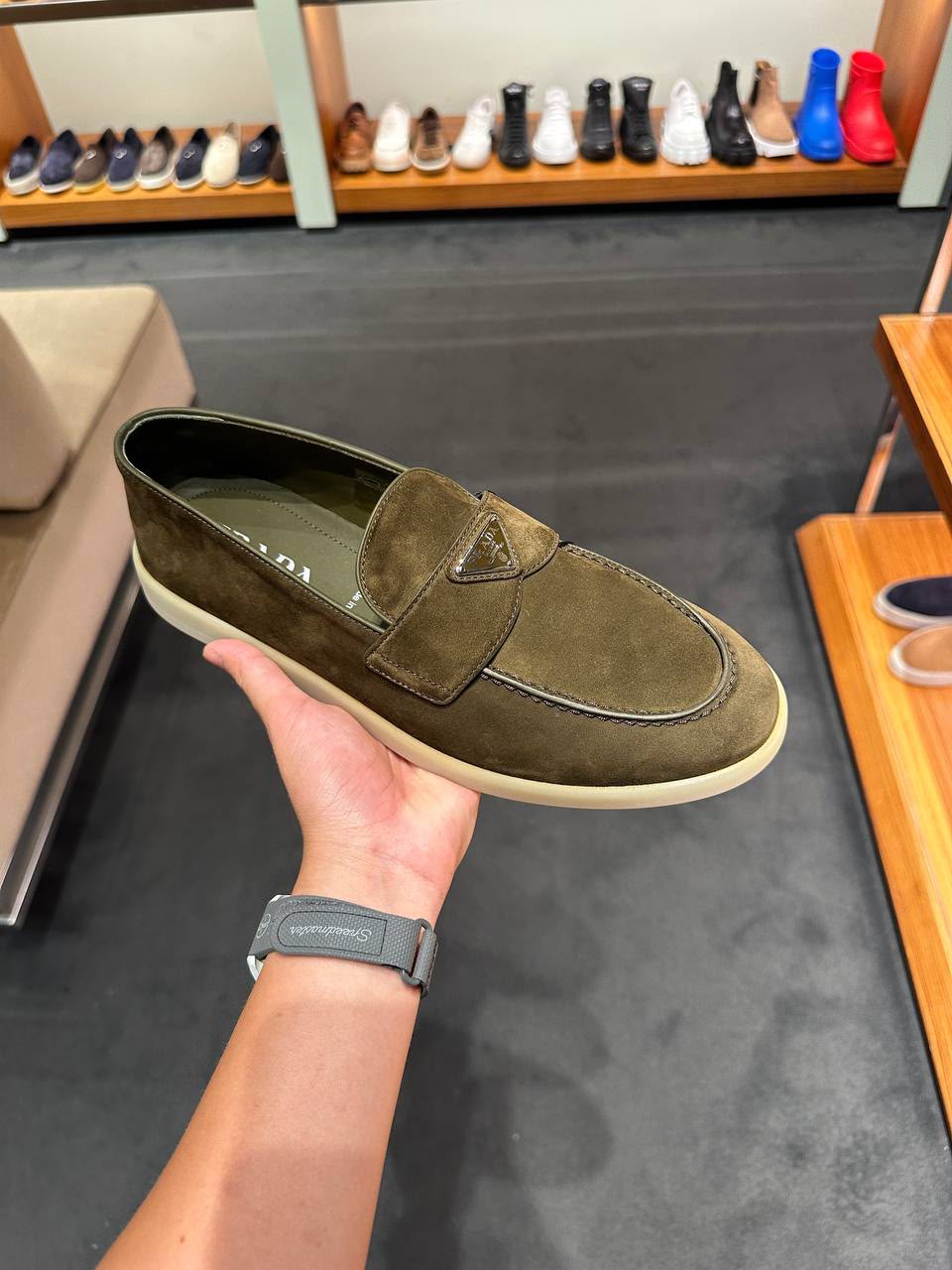 Suede Loafers