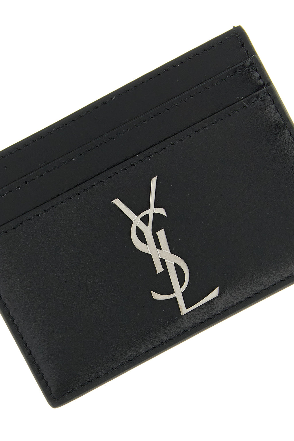 SAINT LAURENT 'Monogramme' card holder For Men 100% calfskin leather
