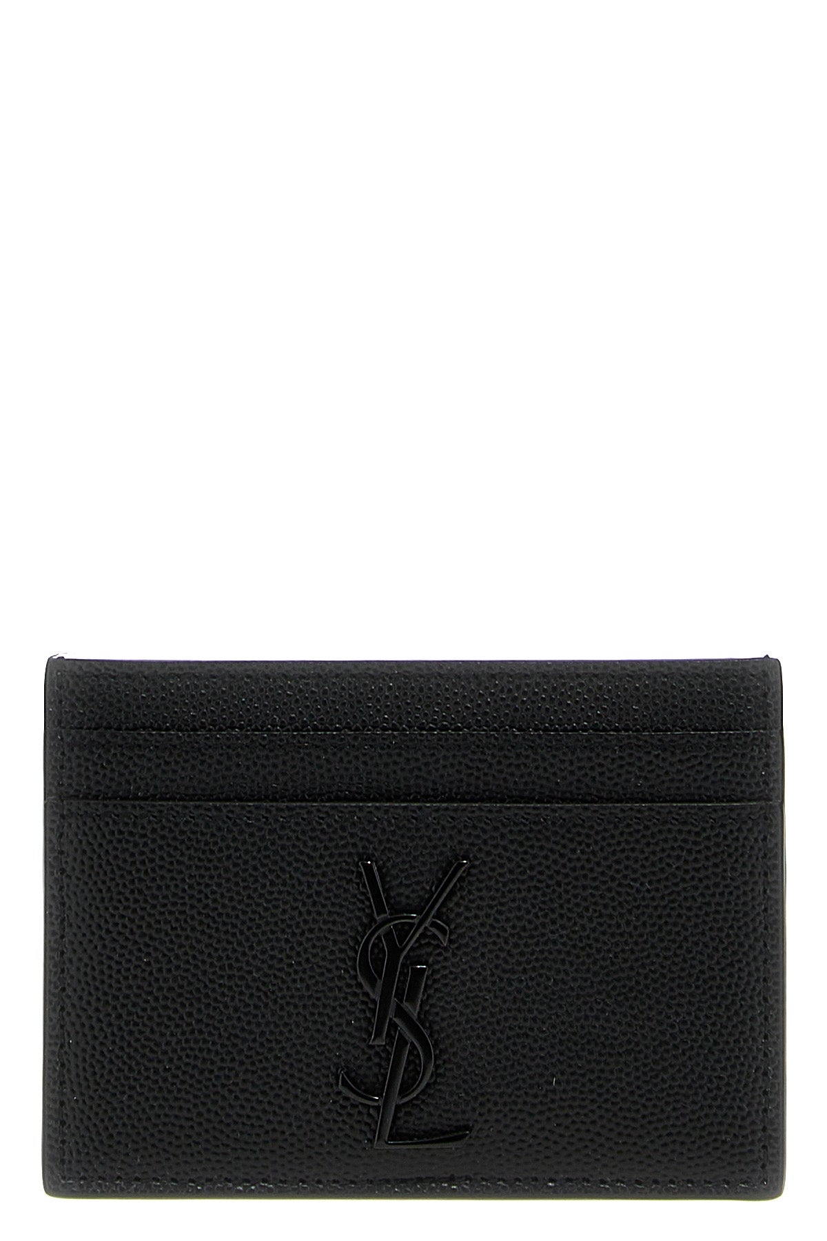 SAINT LAURENT 'Monogramme' cardholder For Men 100% calf leather (bos taurus)